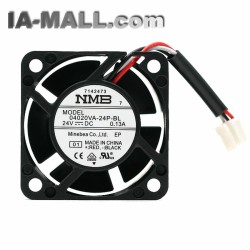 NMB 04020VA-24P-BL DC24V 0.13A 4cm server cooling fan