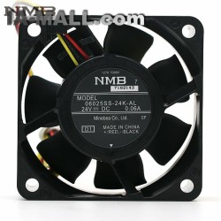 NMB 06025SS-24K-AL DC24V 0.06A 4000RPM cooling fan