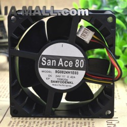 Sanyo  9G0824H1E03  8038 dc24V 0.42A 3 wires for cooling fan INV-FAN