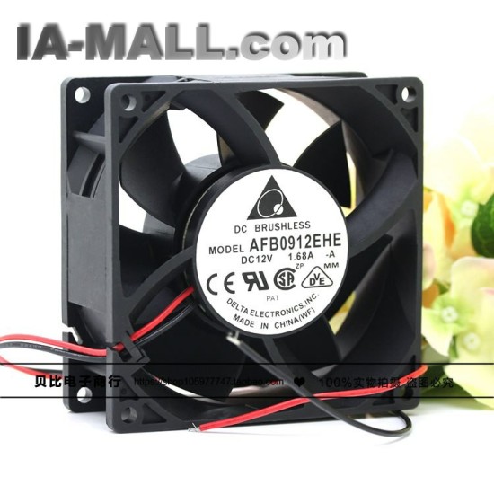 Delta AFB0912EHE DC 12V 1.68A 2-wire Server Square Fan