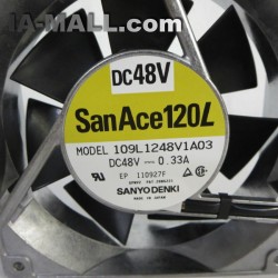 SANYO 109L1248V1A03 DC 48V 0.33A 120x120x38mm Server Square fan