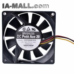 Sanyo 109P0848C604 48V 0.08A double ball 8CM silent cooling fan