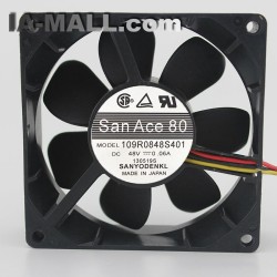 Sanyo 109R0848S401 48V 0.06A server cooling fan