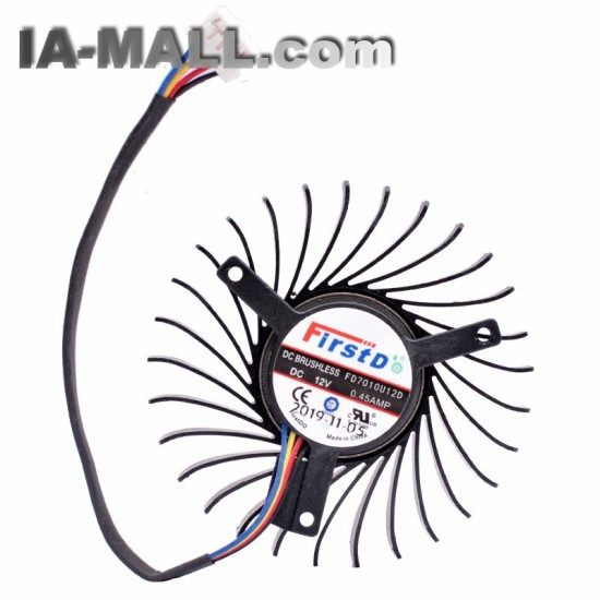 FD7010U12D Firstd DC12V 0.45A diameter 45mm fan