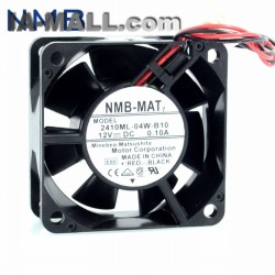 NMB-MAT7 2410ML-04W-B10 6CM 12V 0.10A dual ball bearing silent Cooling fan