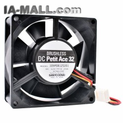 Sanyo 109P0812S1 12V 0.29A Double ball bearing cooling fan