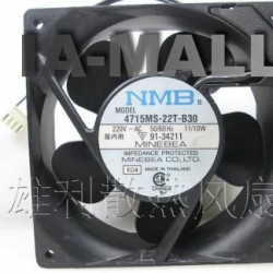 NMB 4715MS-22T-B30 220V 11 / 10W 120*120*38MM metal frame cooling fan