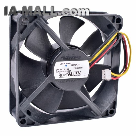D08K-24TU 62B(AX) 8cm 24V 0.13A Inverter server cooling fan