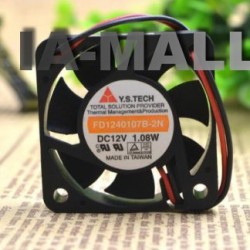 Y.S.TECH FD1240107B-2N authentic 4CM 1.08W 2-wire cooling fan