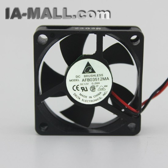 Delta AFB03512MA 35x35x10mm  DC12V 0.08A Ball Bearing Axial Cooling Fan