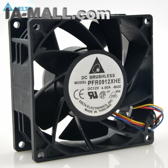 Delta PFR0912XHE 9CM 90mm 4.5A 90*90*38mm DC 12V Server Extensions machine cooling fan