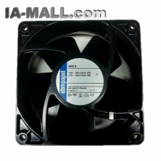 Ebmpapst  4600N 115V 20W 12CM metal exchange 120*120*38mm fan