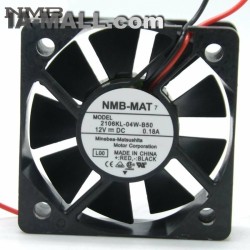 NMB 2106KL-04W-B50 12VDC 0.18A small chassis cooling fan