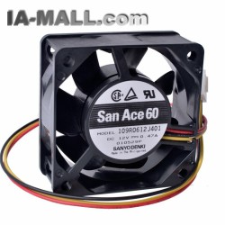 sanyo 109R0612J401 60x60x25mm 12V 0.47A Double ball bearing cooling fan