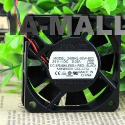 NMB 2406KL-05W-B20 6CM 24V 0.08A 6cm 2wire converter fan