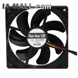 Sanyo 9S1212P4F03 DC12V 0.19A 4-pin PWM temperature controlled mute fan