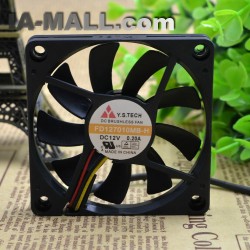 Y.S.TECH FD127010MB-H 12V 0.A speed ultra-thin cooling fan
