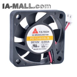 Y.S.TECH FD124010LB 12V 0.055A Double ball bearing cooling fan