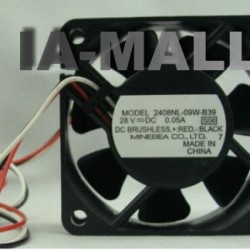 NMB  2408NL-09W-B39  DC28V 0.05A ball bearing cooling fan
