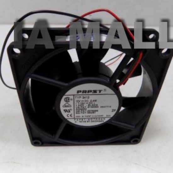 ebmpapst TYP 3412 12VDC 2.4W cooling fan