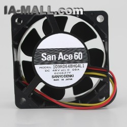Sanyo 109R0648HG4L1 48V 0.08A 6CM 4-wire cooling fan