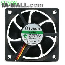 SUNON GM16PTV1-A DC 12v 1.6w 3wire cooling fan