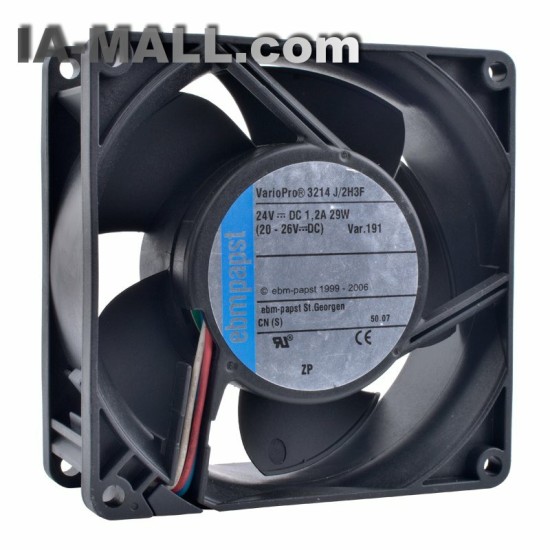 ebmpapst 3214J/2H3F 24V 29W Double ball bearing cooling fan