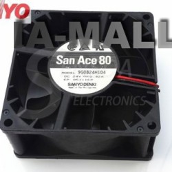 Sanyo 9G0824H104 80mm DC24V 0.42A server inverter cooling fan
