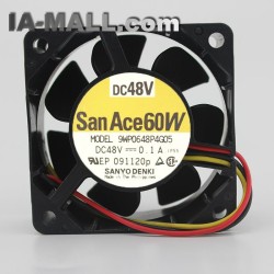 9WP0648P4G05 6025 6CM waterproof 48V inverter 0.1A cooling fan