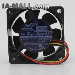 Sanyo 109R0612M423 12v 0.06A 6CM ultra-quiet speed cooling fan