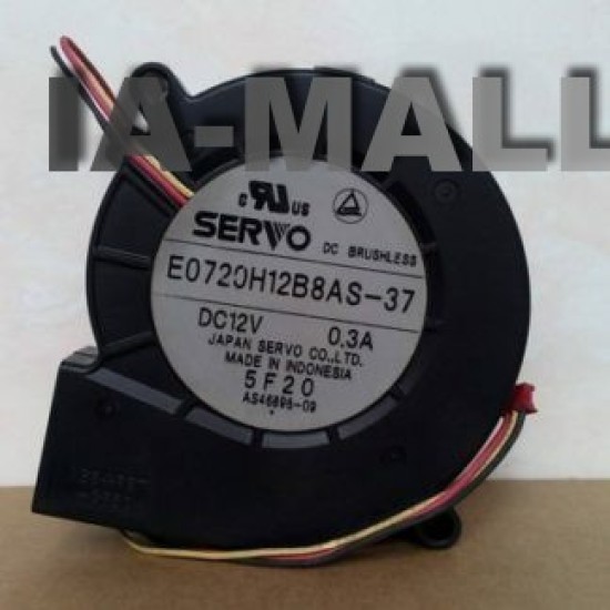 servo e0720h12b8as-37 DV12v 0.30A cooling fan