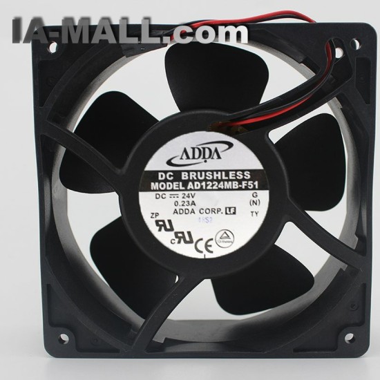 ADDA  AD1224MB-F51 24V 0.23A 1*1*38MM Cabinet Cooling Fan