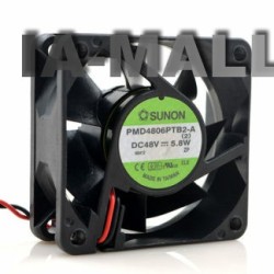Sunon PMD4806PTB2-A 48V 5.8W 6CM 2-wire cooling fan