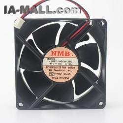 NMB 4808D-M06W-2BL DC48V 0.12A 8CM Double Ball Cooling Fan