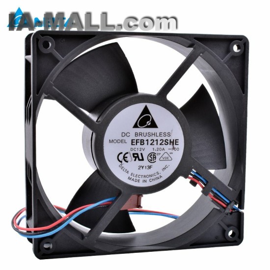 Delta EFB1212SHE 12V 1.2A 138 12CM Chassis Server Cooling Fan