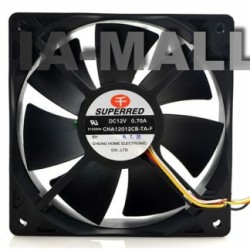 SUPERRED CHA112CB-TA-F 12V 0.70A 12CM 4-wire cooling fan