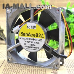 Sanyo 109L0948H482 9CM DC48V IPC Inverter Aluminum Frame Fan