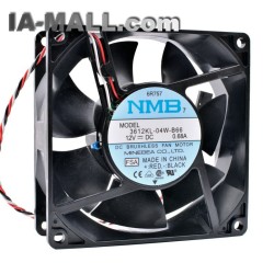 NMB 3612KL-04W-B66 12VDC 0.68A Double ball cooling fan