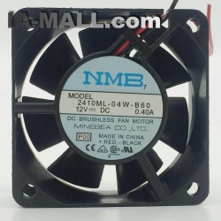 NMB-MAT  2410ML-04W-B60 12VDC 0.40A  60×60×25  fan