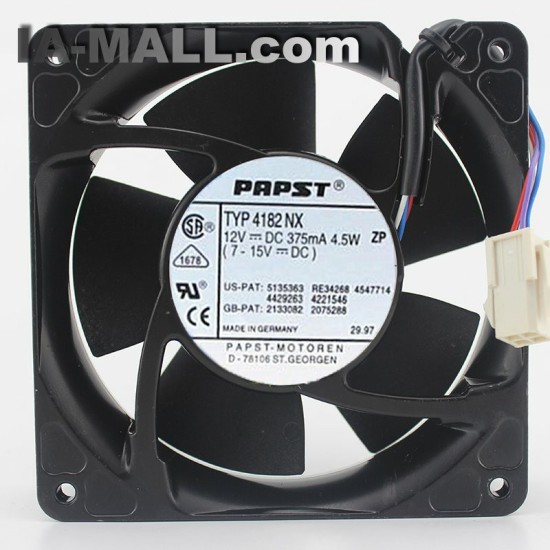 Ebmpapst TYP 4182NX 12V 4.5W aluminum frame server inverter cooling fan