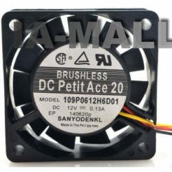 SANYO 109P0612H6D01 12V 0.13A 6CM cooling fan
