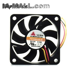 Y.S.TECH FD126015LB 0.14A 12V Two Ball Bearing cooling fan
