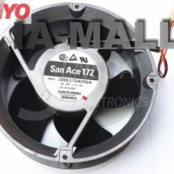 SANYO Blowers 109E1724C504 DC24V 2.3A server inverter axial cooling fan