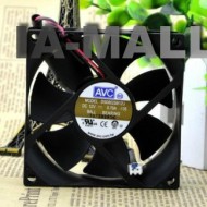 AVC DS08025B12U 8CM DC12V 0.70A  2-wire double ball cooling fan