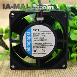 Ebmpapst   8314  24V  2.7W   8032   8CM   cooling    fan