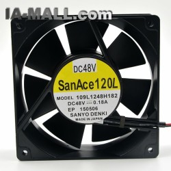 Sanyo 109L1248H182 120L 48V 0.18A  Server cooling fan