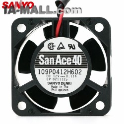 SANYO 109P0412H602 DC12V 4CM 0.11A server inverter cooling fan