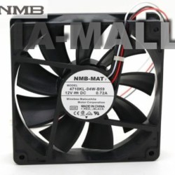 NMB 4710KL-04W-B59 12V 0.72A  120*120*25MM 3 line to stop alarm fan