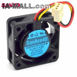 Sanyo 109P0424H7D28  DC24V 0.08A server cooling fan