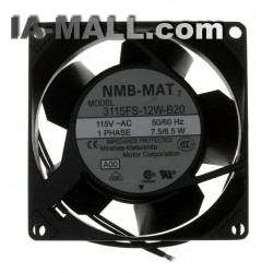 NMB 3115FS-12W-B20 115V 7.5/6.5W 8cm cooling fan